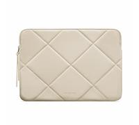 Comfyable Slim Cute Laptop Sleeve 13 Inch 14 Inch Compatible for MacBook Air M3 M2 M1, MacBook Pro 13-14 Inch M4 M3 M2 M1 2024-2021, Quilted Faux Leather Laptop Carrying bag Case