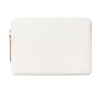 Comfyable Slim Protective Laptop Sleeve 13-13.3 inch Compatible with MacBook Pro 14-in M4 Pro/Max 2024 & M1 2021, 13 inch MacBook Air & MBP, PU Leather Bag Case for Mac, Rice