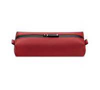Comfyable Small Toiletry Bag for Men, Slim Mini Toothbrush Bag, Dopp Kit Bag, Red, S, Soft