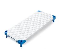 Comfyanno Quilted Daycare Cot Padded Nap Mat, 23" x 51", White - 1 Pack