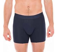 Comfyballs Men Cotton Long Boxer Navy No Show Small