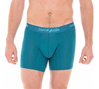 Comfyballs Men Cotton Long Boxer Spruce Green Medium