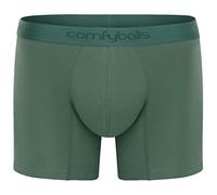 Comfyballs Mens Cotton Long Boxer - Ghost Moss Khaki - Large