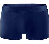 Comfyballs Mens No Show Cotton Regular Boxer Underwear - Navy - Large