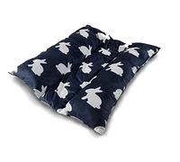 Comfybun Pet Hugger Fleece Bed for Rabbits, Cats and Dogs - Stuffed Pillow Buffers - Flop Channel - Soft Minky Fleece (M, Dark Blue Grey)