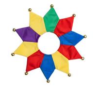 ComfyCamper Clown Dog Costume for Small Medium Large Dog Puppy Puppies Cat Kitten - Cute Costumes Outfits Clothes Accessories - Cone Collar Tag Outfit for Pet Cosplay Halloween Christmas (Small)