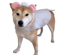 ComfyCamper Dog Rat Ears Chef Hat Headpiece Costume XS XXL Mouse Hats Cosplay Outfit Halloween Costumes, L