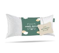 ComfyDown Decorative Throw Pillow Insert, Down and Feather Fill, 100% Cotton Cover, 233 Thread Count - Made in USA (14 X 36)