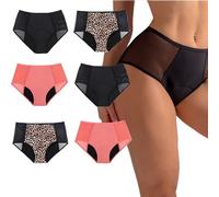 Comfyguard Leak-Proof Panties, 2025 Pelvic Floor Support & Leak-Proof Underwear, Heavy-Flow Leakproof Panties (6Pcs,XL)