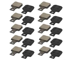 ComfyHarbor 10 Pairs Disc Brake Pads Resin Semi-Metal for M5 M7 MT5 MT7 SH901 Low Noise Quick Bedding Compatible Replacement for Mountain Road Bikes Cycling Maintenance