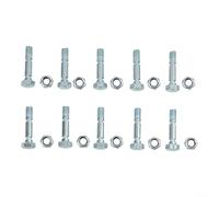 ComfyHarbor 10pcs Snow, Blower Shear Pin Kit, Metal Replacement 707555, Compatible with 1696574-01 C950-10329-0, For Craftsman 9.5TP 24-inch and 11.5TP 27-inch Two-Stage
