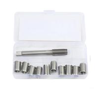 ComfyHarbor 11pcs Spark Thread Repair Kits M10x1.25 Tap Set with Stainless Steel Insert High Speed Steel Tool for Engine Generators Hole Restoration