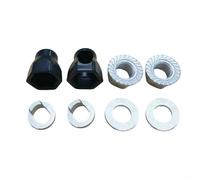 ComfyHarbor 12mm Electric,For Bike Motor Screw Gasket,for 250W-800W E-Bike, Metal Washer Kit,for Folding Fat Mountain Modification Accessories, Silver(Thin gasket)