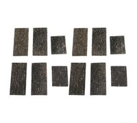 ComfyHarbor 12PCS Pool, Table Pocket Gasket Rubber Facings,for Billiard Table, Wear-Resistant Buffer, Replacement Parts, 8, Big 9.6x4.5cm & 4, Small 4.5x6cm Gray(Bevel)