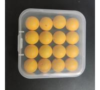 ComfyHarbor 16pcs Carp Fishing Floats Beads Foam Balls Bright Floating Bait,for Coarse Match Pole Fishing Tackle 12mm Diameter Ultra-Light Buoyant Stopper(dark yellow)