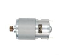 ComfyHarbor 18V Electric Drill Motor 775 Engine with 16-Tooth Bimetal Gear, 13mm Chuck Compatible Cordless Power Tool Replacement Part for Heavy-Duty Drilling, Silver