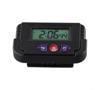 ComfyHarbor 1PC Digital Clock Car Dashboard Desk Stopwatch With Flexible Stand LCD Screen Home, Perfect For Your Car Dashboard Or Desk