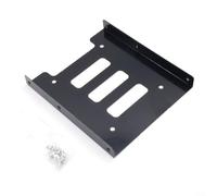 ComfyHarbor 2.5 To 3.5 Inch Hard Drive Mounting Bracket, Metal SSD HDD Adapter Holder With Screw Fixing, Black Iron Frame For SATA I/II/III Drives In 3.5 Bay, 12X10x1.5cm