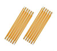 ComfyHarbor 2 Pack Aluminum Alloy Tent Pole Replacement 7001T6 8.5 mm Lightweight Support Poles for 11-15ft Camping Hiking Tents Resistant Rust Quick Connect (3.6meter)