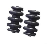 ComfyHarbor 2, Pack Bow for STABILIZER Shock Absorber Dampener Rubber Noise Vibration Reducer,for Compound Bow Limbs Accessories Black 64mm