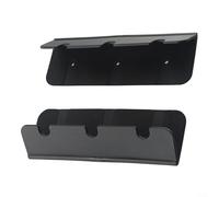 ComfyHarbor 2 Pack PVC Boat Seat Hook Clips Brackets for Inflatable Canoe Rib Dinghy Yacht Fishing Boat Seats Compatible with Seat Retaining Patches For Easy Install(Black)