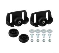 ComfyHarbor 2-Pack Snow Blower Skids Shoes with Roller for 2-1/2" and 3" Bolt Centers, Compatibles with Two-Stage Models 31AH64EG700 31AH65FH700 31AS63EE700