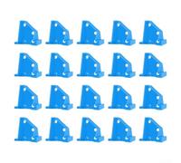 ComfyHarbor 20PCS Floor Installation Gasket Set, Triangular Plastic Spacers for 1/3 & 1/4 Inch Wall Gaps, Reusable Wedges for Wood Laminate Flooring Laying, Stable Non-Slip DIY Tool(blue)