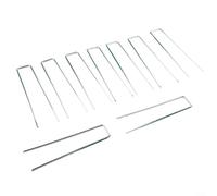 ComfyHarbor 20PCS Galvanized Steel U-Shaped Landscape Staples 3mm x 150mm Heavy Duty Synthetic Grass Turf Pins, For Lawn Mat Tent Pegs Ground Cloth Fixing Garden