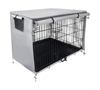 ComfyHarbor 210D Dog Crate Cover 94x61cm Waterproof Outdoor Kennel