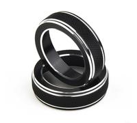 ComfyHarbor 2Pcs Aluminum Alloy Volume Switch Knob For Ring Cap Cover Trim Compatible For CHEROKEE 2014-2019 Interior Decoration Accessories Replacement Part