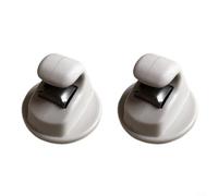 ComfyHarbor 2PCS Car Sun Visor Clip Hooks 5G0857561B ABS Replacement for 7 MK7 E-Golf For Passat B8 For Polo For Jetta ID.3 For Arteon For T-Roc 2013-2022 Gray(Beige)