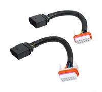 ComfyHarbor 2PCS Headlight Wiring Harness Adapters Compatible with For Touareg 2004-2007, Direct Replacement Plastic Connector Assembly, Fits OE Part Number 7L6971071A, For