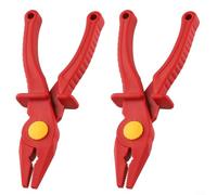 ComfyHarbor 2PCS Insulated Flat Nose Pliers - 1000 V 7.7 Inch Electrician Anti-Magnetic Crimping Tool, For Circuit Installation Live Working