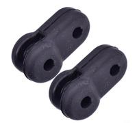 ComfyHarbor 2PCS Tail Light Rubber Mount 33715-VM6-000 Replacement Bracket Black For Honda ATC 250R 250SX 125 200 250X 300X 300EX 400EX Easy Install OEM Fitment