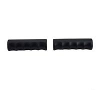 ComfyHarbor 2Pcs Wheelbarrow Rubber Handles, Non-Slip Round Tube Covers For 22-30mm Bars, Black Replacement Grips With Shock Absorption For Garden Carts And Heavy Duty Use(118 x 26mm)