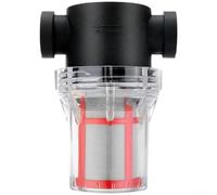 ComfyHarbor 3/4 Inch Female NPT Garden Hose Filter, 200 Mesh Stainless Steel Screen Sediment Pre-Pipeline In-Line Strainer With Transparent Bowl For High Pressure Washe(4-point interface)