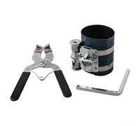 ComfyHarbor 3" for piston For Ring Pliers and Compressor Tool Set, Adjustable Carbon Steel Expander for 2-1/8" to 7" Engine Pistons, Professional Installation Kit with Wrench for Auto Repair