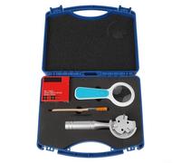 ComfyHarbor 3-in-1 Rotating Cross Hatch Adhesion Tester Kit With 1Mm 2Mm 3Mm Stainless Steel Blades And Aluminium Handle For Coating Evaluation For ASTM D3359 Standards In Carry Case