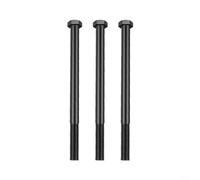 ComfyHarbor 3-Pack Mower Spindle Bolt and Nut Kit, for Midsize Models, Grade 8 Black, Oxide Hardware, Compatible with 04001-41 04020-09, Fits 5/8-11 x 9-1/2 Inch Spindles