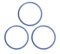 ComfyHarbor 3-Pack Silicone Sealing Ring For 6 Quart Pressure Cooker, Replacement Gasket For IP-DUO60 IP-LUX60 Ultra-6, Red And White, 24Cm Outer Diameter(Blue)