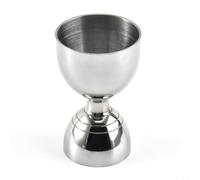 ComfyHarbor 304 Stainless Steel Cocktail Jigger, Double-Sided Bar Measuring Tool, With 1Oz & 2Oz Capacity, For Precise Drink Mixing, Bartender Home Bar Essentials(Silver)