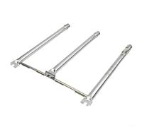 ComfyHarbor 304 Stainless Steel Grill Burner Replacement for For Weber E-310 E-320 E-330 S-310 S-320 S-330 GS4 II 300 Series 2013-Current, 4-Pack with Crossover Tube