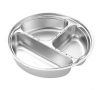 ComfyHarbor 304 Stainless Steel Multi-Compartment Steaming Tray With Fast Steam Circulation And Easy Clean For Surface, For Rice Cooker, Steamer, Pot Compatibility(C)