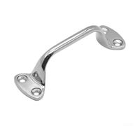 ComfyHarbor 316 Stainless Steel Boat Grab Handle, 5.83" Marine Handrail for Canoe Yacht Dock, Rust Resistant Safety Rail with 1.13" Hole Spacing, Silver