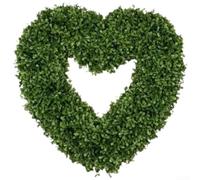 ComfyHarbor 3D Plastic Faux Plant 2.5in for Valentine Day(B) | Adorable heart silhouette, 2.5in compact size, sweet Valentine for vibe, for durable PET material, tabletop centerpiece