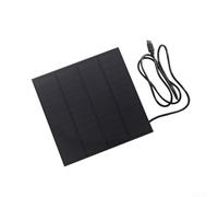 ComfyHarbor 3W 12V Polycrystalline Solar Charging Panel With Type-C Output, 145X145mm Design For Outdoor Security Cameras, Curtain Lights, Fans, Billboards And Other 9-12V Devices