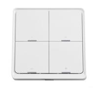 ComfyHarbor 4-Button Wireless Scene Switch Wall Sticker For Home Automation Custom Mode Selector Battery Powered No Hub Included Easy Smart Integration For Reading Or Movie Routines Energy Saving