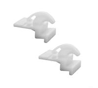 ComfyHarbor 4 Pcs Range Oven Front Drawer Glide, 3051162/ AP2121517/ 08067766 Compatible with White Plastic Replacement Parts for Smooth Sliding Kitchen Storage Drawers