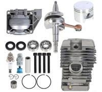 ComfyHarbor 46mm Cylinder For Piston Assembly Kit for MS290 MS390 Chainsaw, High Performance Engine Replacement Part with Fit for Forestry Cutting Tasks(C)