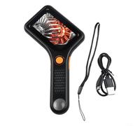 ComfyHarbor 500X Pocket Digital Microscope - With 3" IPS Screen, 8 LED Lights, Rechargeable Battery, For Collectors Jewellers Hobbyists